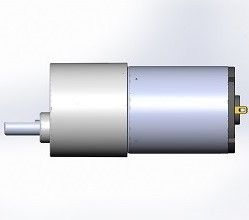 Motoriduttore a ingranaggi elicoidali DC con diametro di 37,3 mm